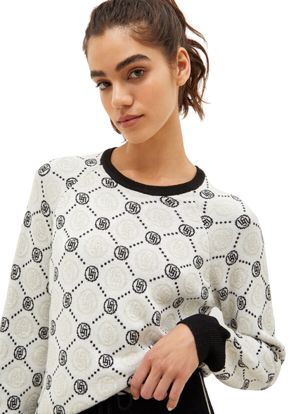 Maglioncino LIU JO jacquard in lurex art.TF2108 - immagine 4